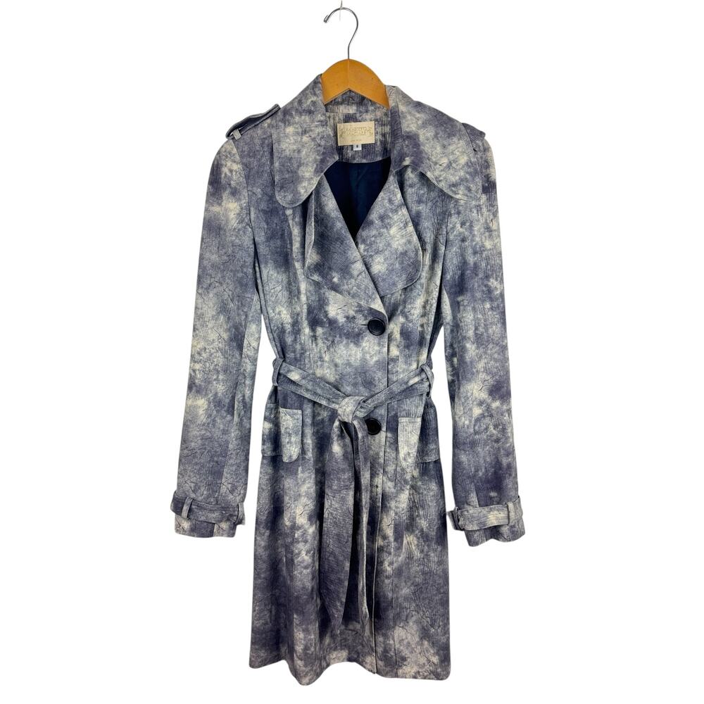 VTG Alberto Makali Faux Suede Trench Coat